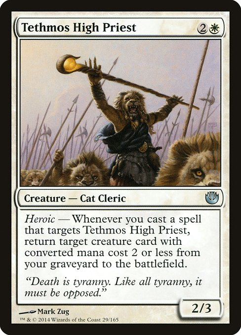 【Foil】【EN】テツモスの大神官/Tethmos High Priest [JOU] 白U No.29
