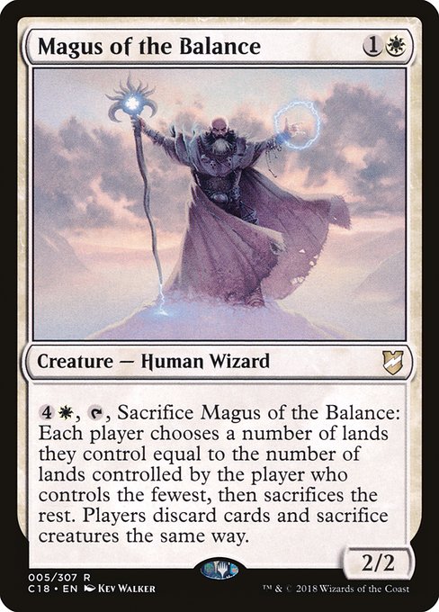 【EN】天秤の大魔術師/Magus of the Balance [C18] 白R No.5