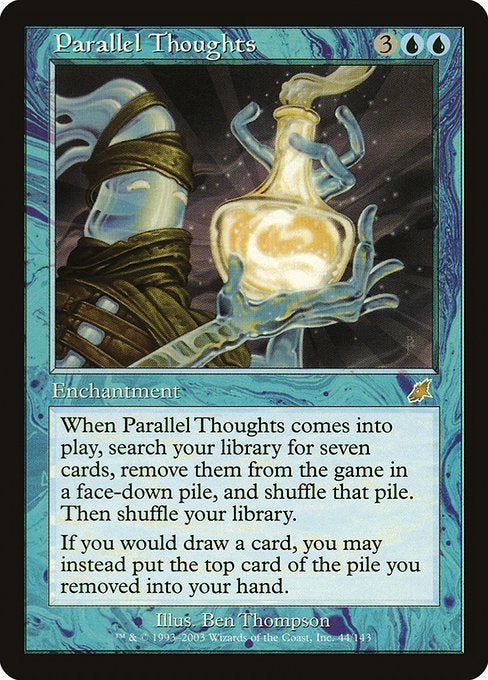 【Foil】【EN】平行思考/Parallel Thoughts [SCG] 青R No.44