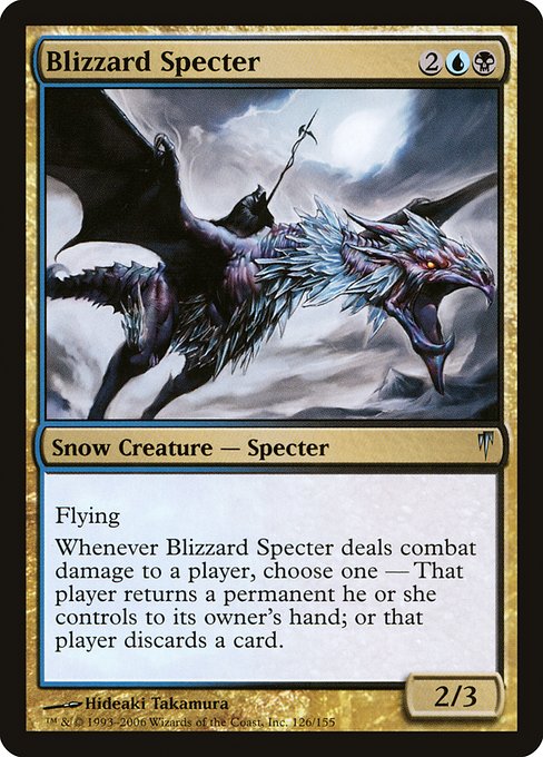 【EN】吹雪の死霊/Blizzard Specter [CSP] 金U No.126