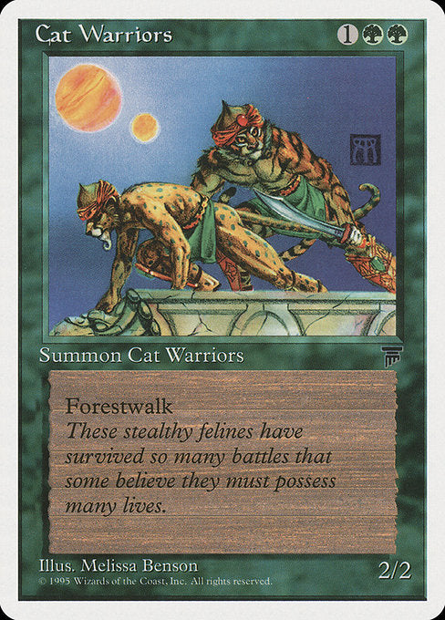 【EN】猫族の戦士/Cat Warriors [CHR] 緑C No.58