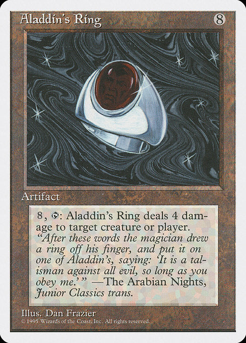 【EN】アラジンの指輪/Aladdin's Ring [4ED] 茶R No.292