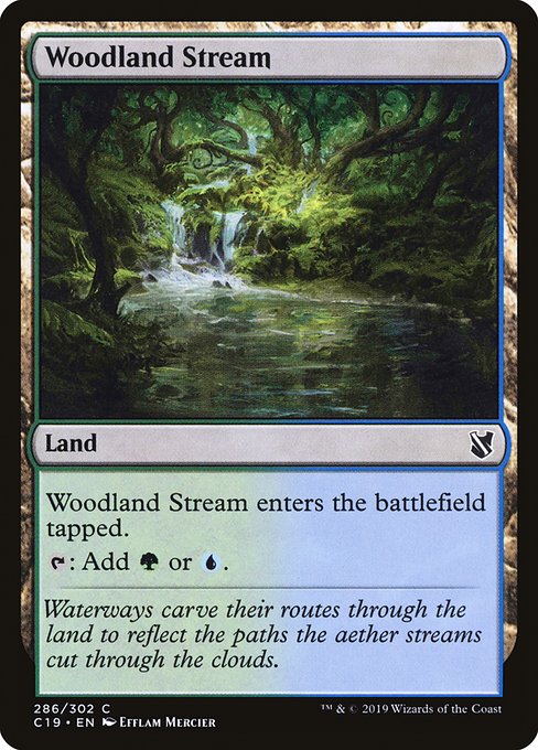【EN】森林地の小川/Woodland Stream [C19] 無C No.286