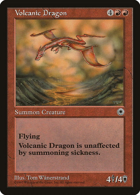 【EN】火山のドラゴン/Volcanic Dragon [POR] 赤R No.153