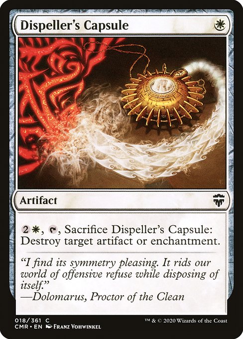 【Foil】【EN】祓い士の薬包/Dispeller's Capsule [CMR] 茶C No.18