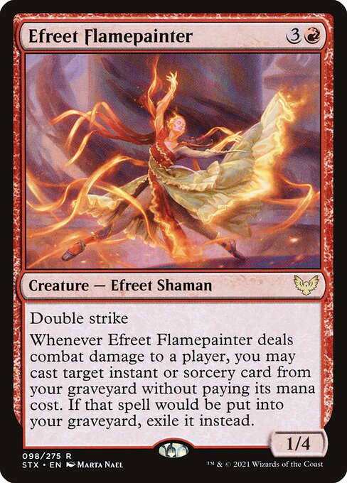【Foil】【EN】イフリートの炎塗り/Efreet Flamepainter [STX] 赤R No.98