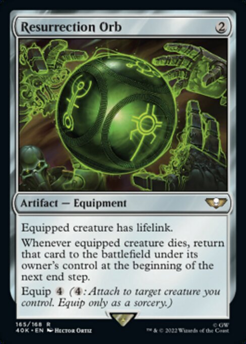 【Foil】【EN】Resurrection Orb [40K] 茶R No.165★