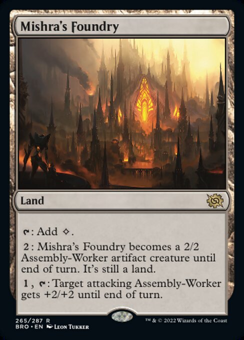 【Foil】【EN】ミシュラの鋳造所/Mishra's Foundry [BRO] 無R No.265