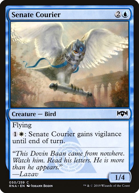 【Foil】【EN】評議会の急使/Senate Courier [RNA] 青C No.50