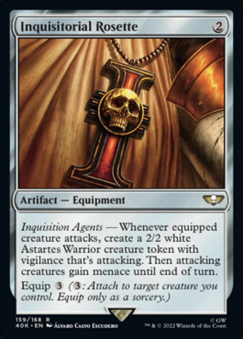 【Foil】【EN】Inquisitorial Rosette [40K] 茶R No.159★