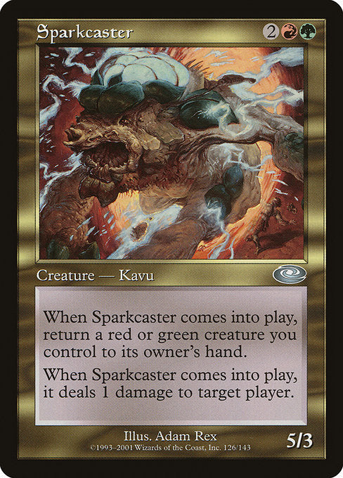 【Foil】【EN】火花を散らすもの/Sparkcaster [PLS] 金U No.126