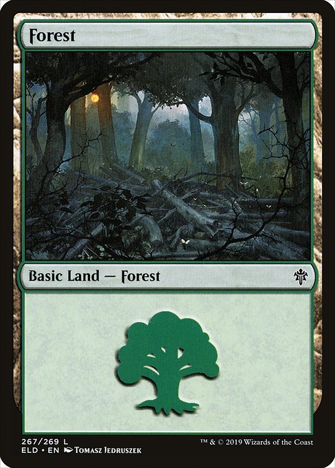 【Foil】【EN】森/Forest [ELD] 無C No.267