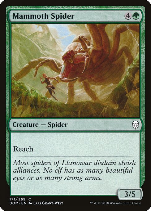 【EN】マンモスグモ/Mammoth Spider [DOM] 緑C No.171