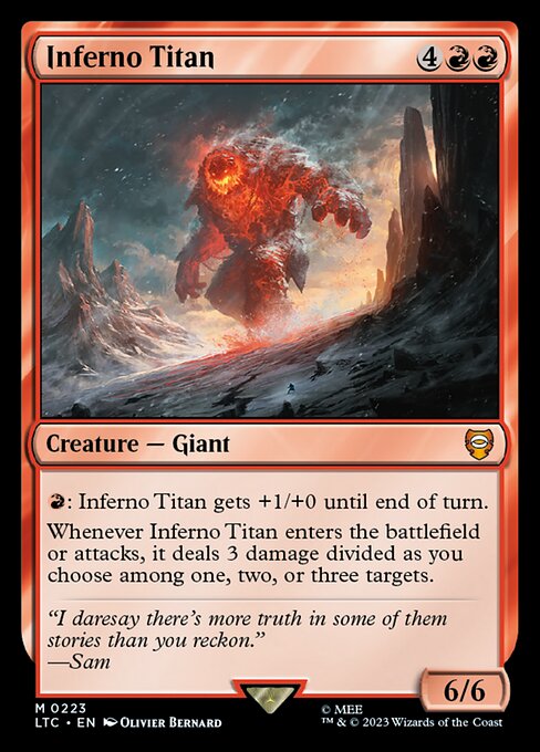 【EN】業火のタイタン/Inferno Titan [LTC] 赤M No.223