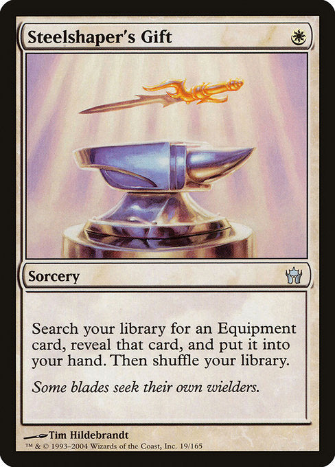【Foil】【EN】鋼打ちの贈り物/Steelshaper's Gift [5DN] 白U No.19