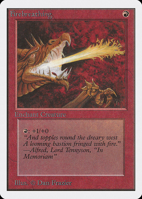 【EN】炎のブレス/Firebreathing [2ED] 赤C No.151