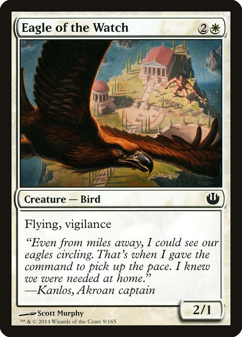 【Foil】【EN】警備隊の鷲/Eagle of the Watch [JOU] 白C No.9