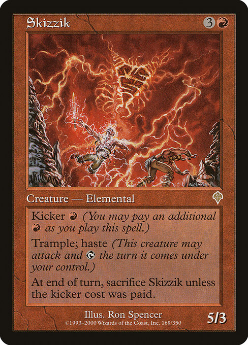 【Foil】【EN】スキジック/Skizzik [INV] 赤R No.169