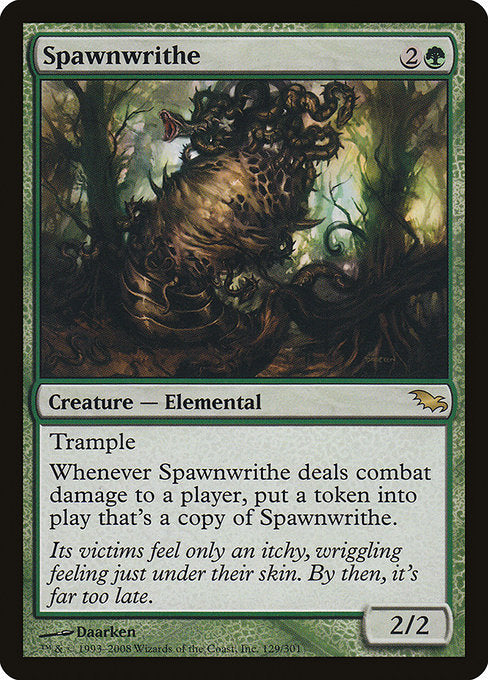 【Foil】【EN】落とし悶え/Spawnwrithe [SHM] 緑R No.129