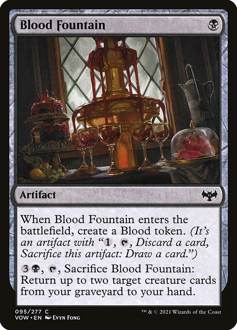 【Foil】【EN】血の泉/Blood Fountain [VOW] 茶C No.95