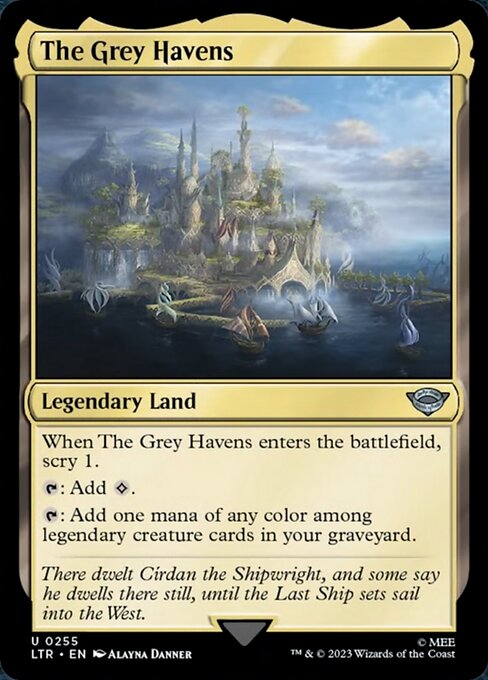 【Foil】【EN】灰色港/The Grey Havens [LTR] 無U No.255