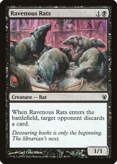 【EN】貪欲なるネズミ/Ravenous Rats [DDJ] 黒C No.49