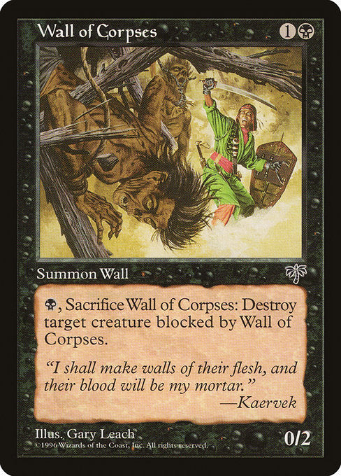 【EN】死体の壁/Wall of Corpses [MIR] 黒C No.151