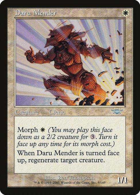 【Foil】【EN】ダールの修理人/Daru Mender [LGN] 白U No.8