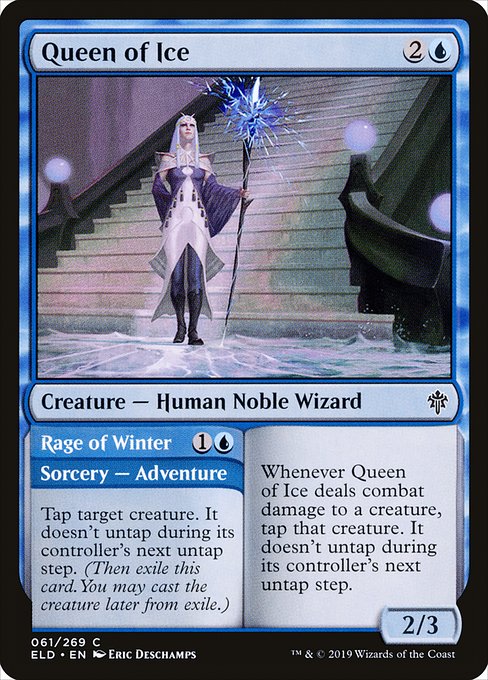 【EN】Queen of Ice // Rage of Winter [ELD] 混C No.61