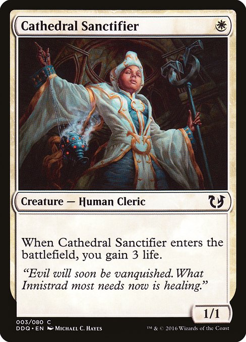 【EN】大聖堂の聖別者/Cathedral Sanctifier [DDQ] 白C No.3