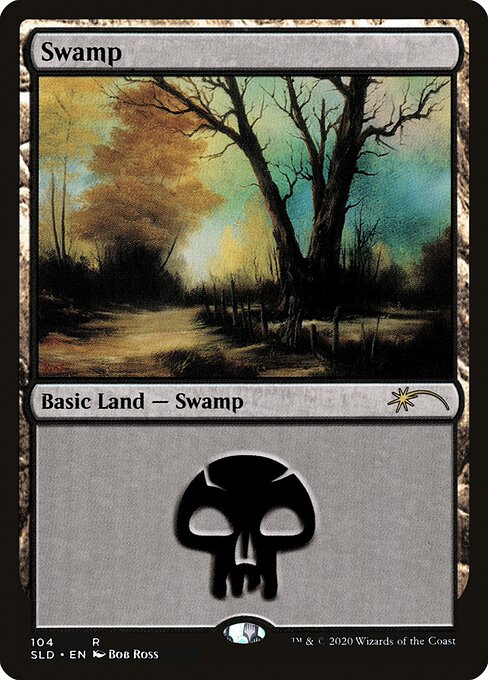 【Foil】【EN】沼/Swamp [SLD] 無R No.104