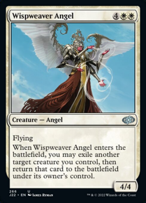 【EN】たなびき織りの天使/Wispweaver Angel [J22] 白U No.266