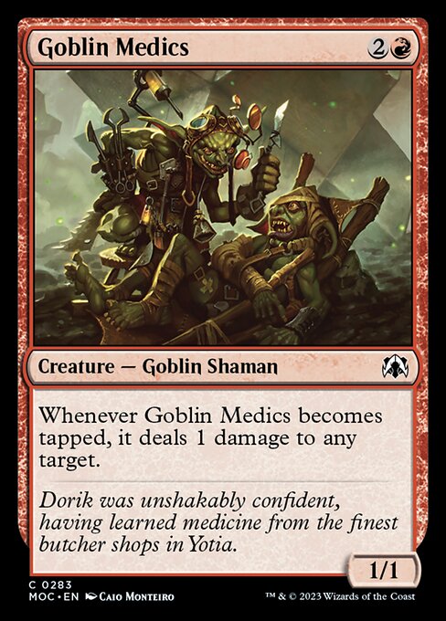 【EN】ゴブリンの衛生兵/Goblin Medics [MOC] 赤C No.283