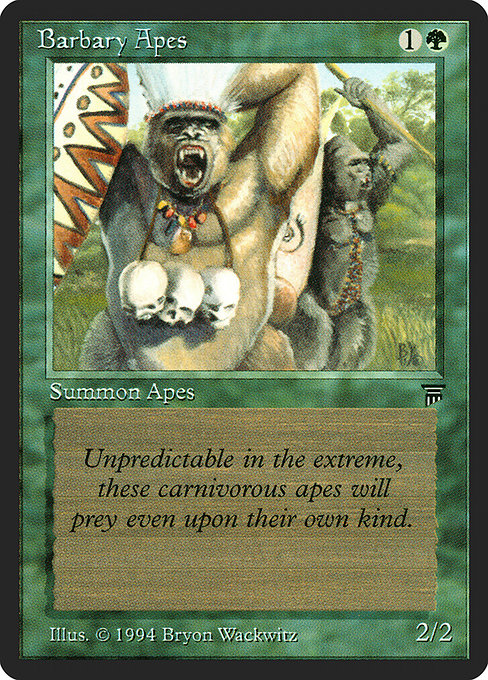 【EN】Barbary Apes [LEG] 緑C No.176