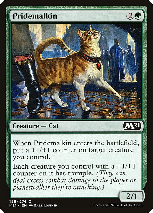 【EN】誇り猫/Pridemalkin [M21] 緑C No.196