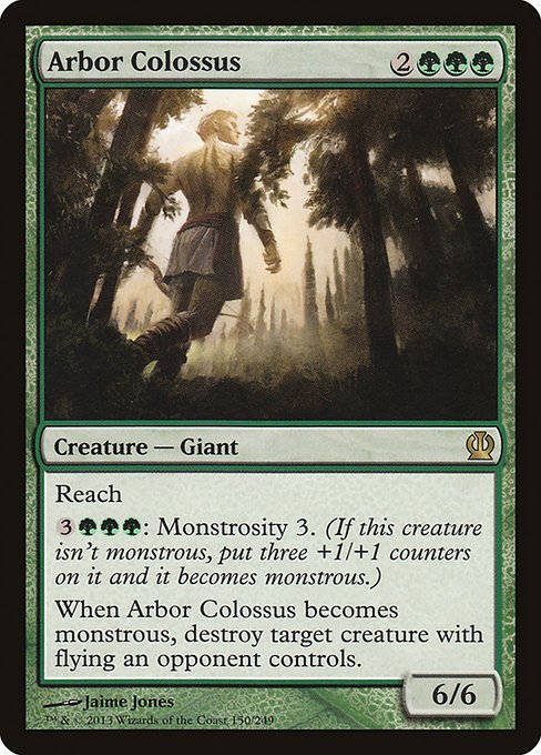 【Foil】【EN】高木の巨人/Arbor Colossus [THS] 緑R No.150