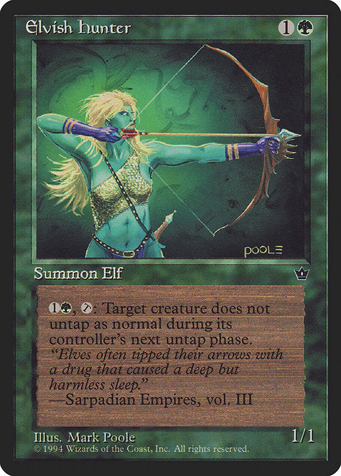 【EN】Elvish Hunter [FEM] 緑C No.67a