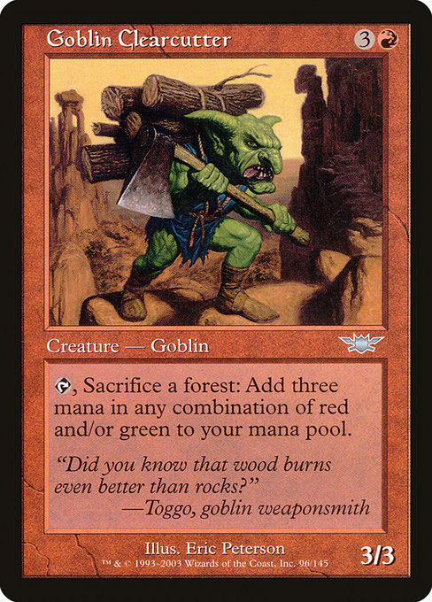 【Foil】【EN】ゴブリンの乱伐者/Goblin Clearcutter [LGN] 赤U No.96