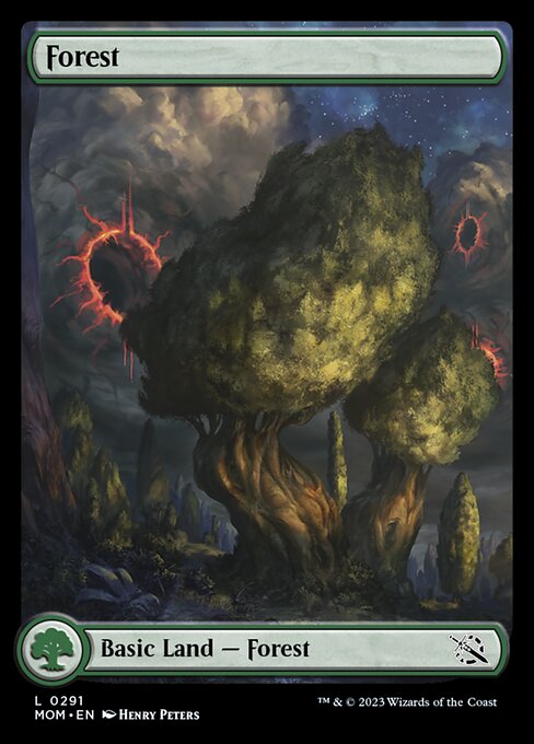 【Foil】【EN】森/Forest [MOM] 無C No.291