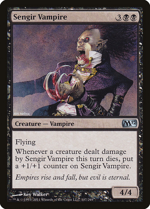 【EN】センギアの吸血鬼/Sengir Vampire [M12] 黒U No.107