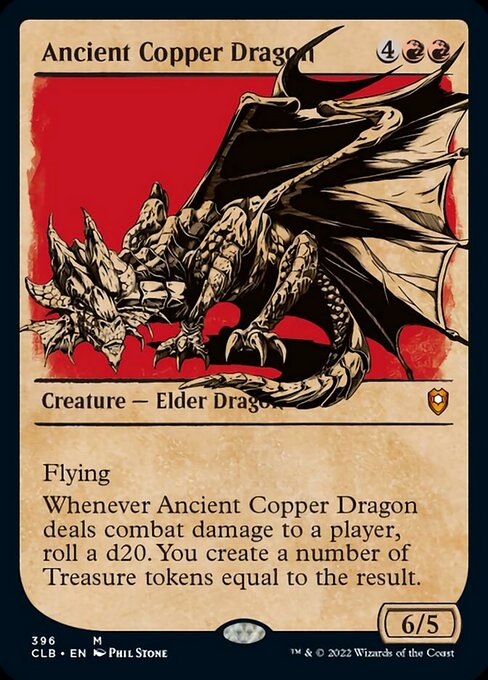 【EN】エインシャント・カッパー・ドラゴン/Ancient Copper Dragon [CLB] 赤M No.396