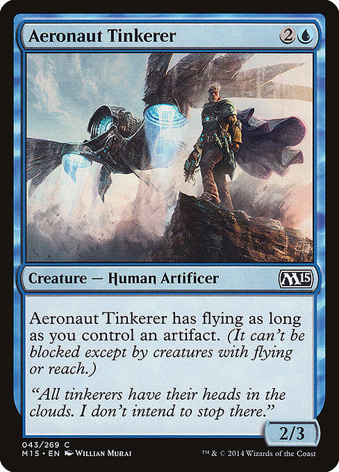 【EN】飛空士の修繕屋/Aeronaut Tinkerer [M15] 青C No.43