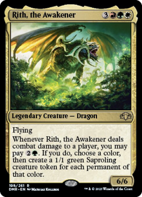 【Foil】【EN】煽動するものリース/Rith, the Awakener [DMR] 金R No.198