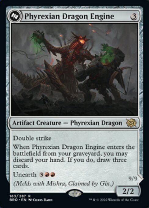 【Foil】【EN】Phyrexian Dragon Engine [BRO] 茶R No.163a