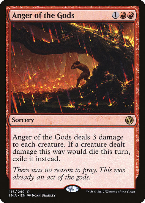 【Foil】【EN】神々の憤怒/Anger of the Gods [IMA] 赤R No.116