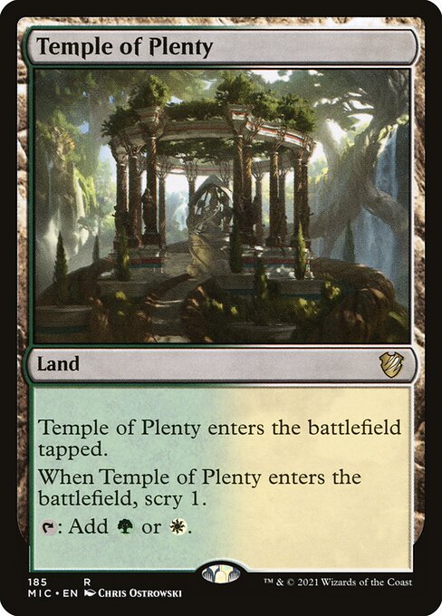 【EN】豊潤の神殿/Temple of Plenty [MIC] 無R No.185
