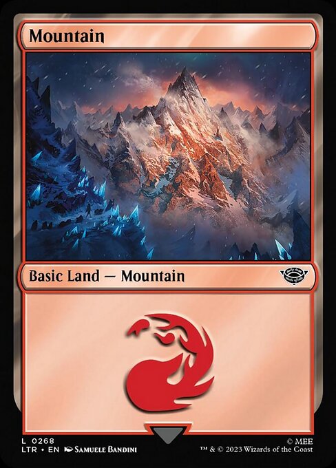 【Foil】【EN】山/Mountain [LTR] 無C No.268