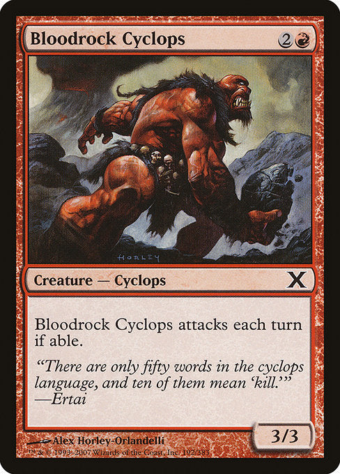 【EN】ブラッドロック・サイクロプス/Bloodrock Cyclops [10E] 赤C No.192
