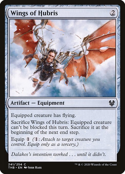 【Foil】【EN】傲慢の翼/Wings of Hubris [THB] 茶C No.241