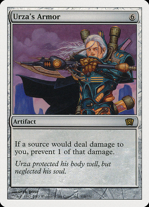 【Foil】【EN】ウルザの鎧/Urza's Armor [8ED] 茶R No.318